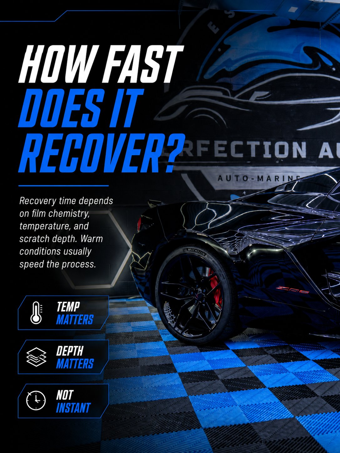 How fast does self-healing PPF recover