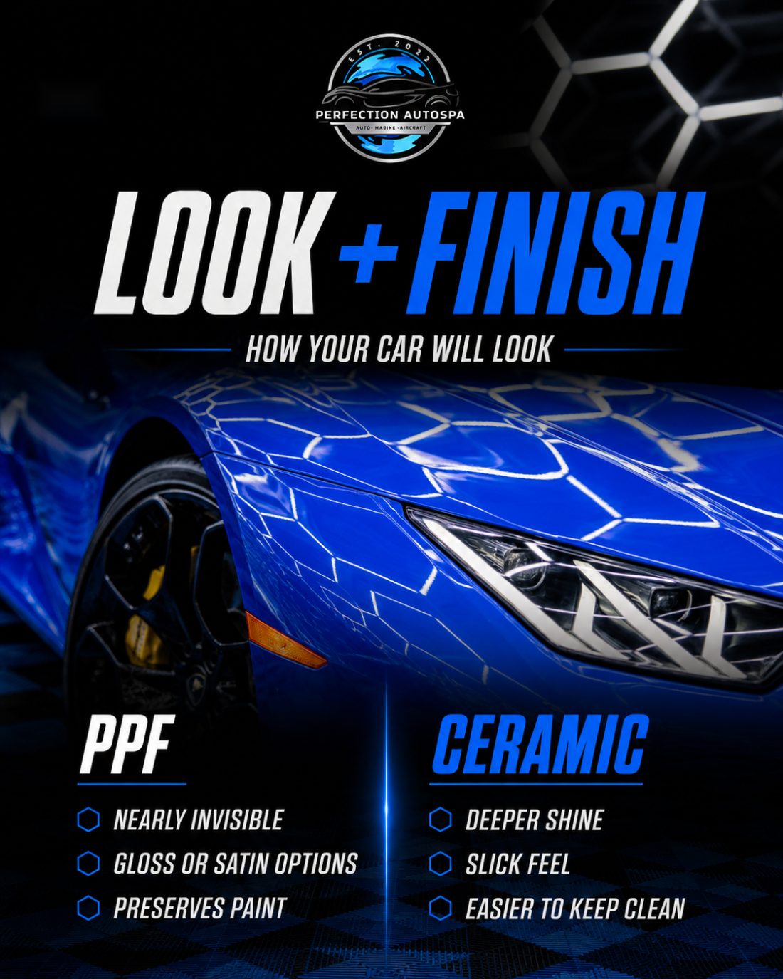 How PPF and ceramic coating change your car's finish